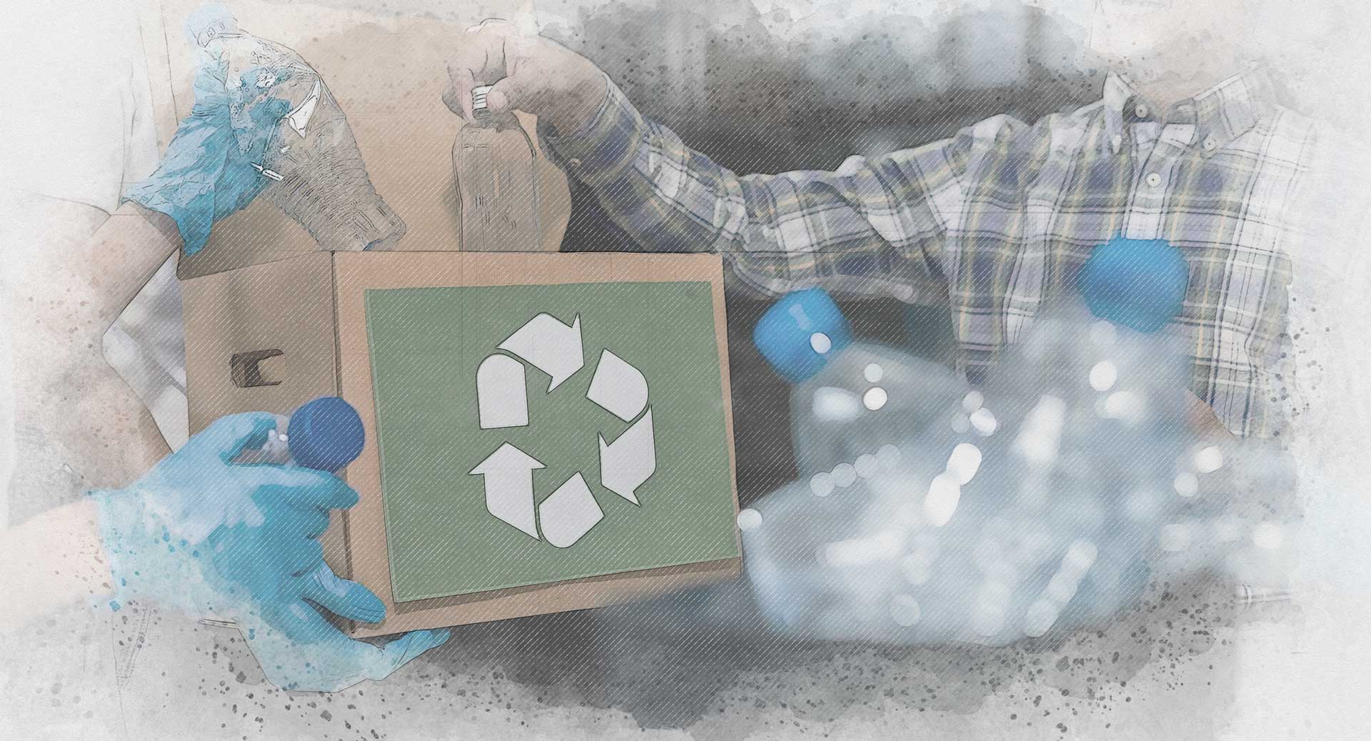 إدارة النفايات وإعادة التدوير